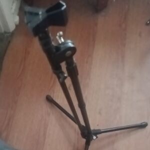 Sleek Black Camera Tripod
